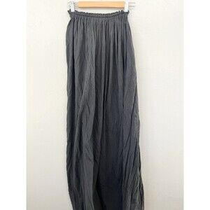 Black Maxi Skirt Renaissance Festival Broom USA Made Frock Shoppe By Liz Vtg